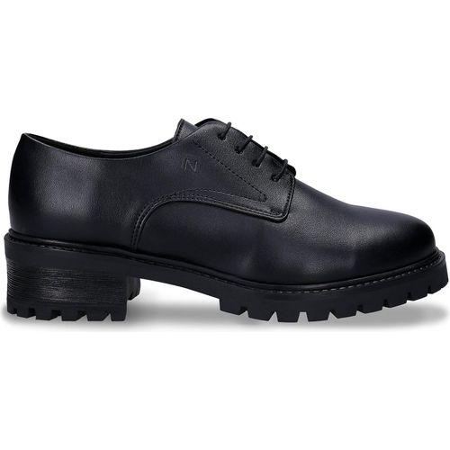 Vegane Damen Derby-Schuhe | Moe Black | Nachhaltige Mode