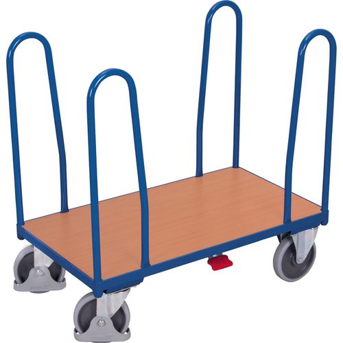 VARIOfit Seitenbügelwagen mit 4 Bügeln 1060x540mm Anthrazitgrau RAL 7016