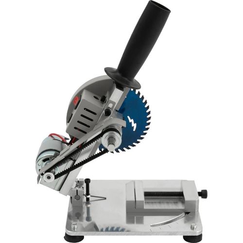 Mini Tischkreissäge - Tisch-Kreissäge - Sägeblatt 10,16 cm - Tragbar - Für Holz und Metall - EU-Stecker - Gleichstrom DC - Grau