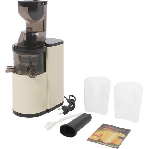 Entsafter für Obst & Gemüse - Saftzentrifuge - 800 W - Automatischer Tresterabwurf - 500–1000 ml Saftkanne - 0,5–1 L Tresterbehälter - Leise - Weiß
