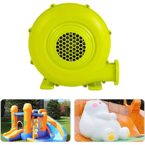 Gebläse für Aufblasbare - F-450 Luftgebläse - 450 W, 220 V AC, Bürstenloser Motor, Leise, EU-Stecker, Für Hüpfburgen & Zelte - Grün