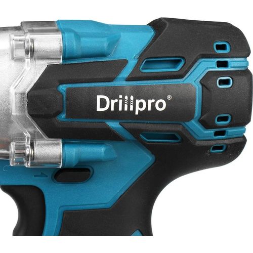 Akkuschrauber - Bürstenlos 18V - 520 Nm Drehmoment - 3300 U/min - 2 Akkus - EU-Stecker - Beige