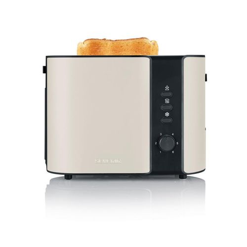 Severin Toaster , Beige , Metall , 26.5x19.5x18 cm , Küchengeräte, Toaster