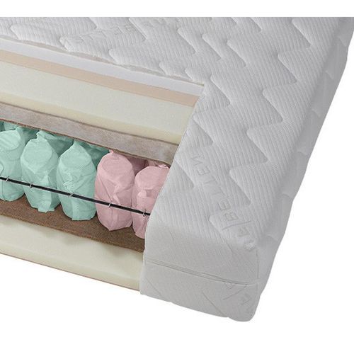 RUF Betten Taschenfederkernmatratze, Weiß, Textil, H3, 90x200 cm, Blauer Engel, Goldenes M, Made in Germany, Dgm, Oeko-Tex® Standard 100, Härtegradauswahl, Über- und Sondergrößen erhältlich, Bezug abnehmbar/waschbar, Ober- Unterseite versteppt, wendbar, atmungsaktiv, alternative Größen erhältlich, Schlafzimmer, Matratzen Shop, Matratzen, Taschenfederkernmatratzen