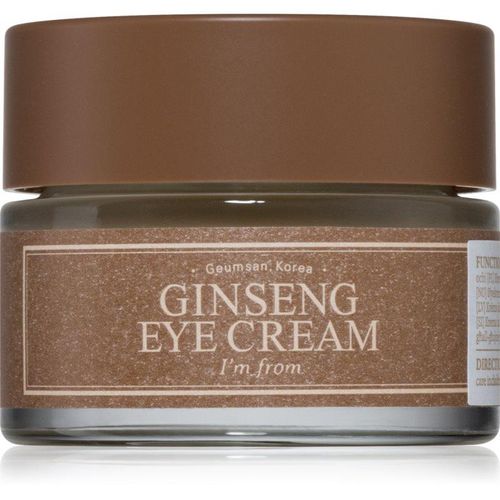 I'm from Ginseng Verhelderende Oogcrème tegen wallen en donkere kringen 30 gr