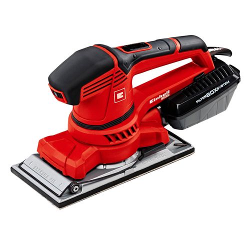 Schwingschleifer EINHELL "TE-OS 2520 E", rot (rot, schwarz), B:13,9cm H:25,5cm L:43cm, Schleifmaschinen