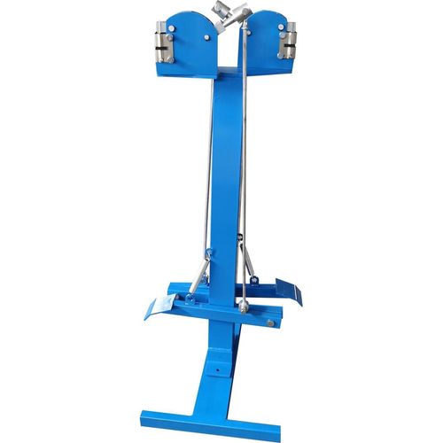 Blech-Streck- und Stauchgerät - SS-18FD - Robustes Gusseisen - Handbetrieben - Einfache Bedienung - Für Karosserie & Dachbleche - Blau