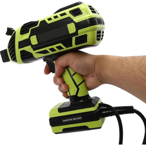 Handliches Schweißgerät - IGBT Inverter - 20–200A - 220V EU-Stecker - Wirkungsgrad 85% - Nennausgangsspannung 24,8V - Grün