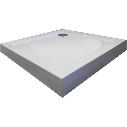 Eckduschwanne SANOTECHNIK, weiß, B:90cm H:12cm T:90cm, Duschwannen, LxBxH: 90x90x12cm