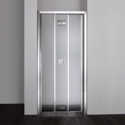 100 cm lange Nischentür für die Dusche mit drei beweglichen Türen | Star