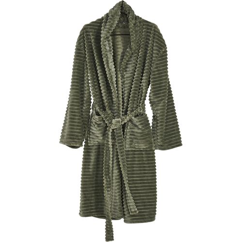 Bademantel DONE. Gr. S, iceberg grün, L:120cm, Flanell, Hausmäntel, Bademantel