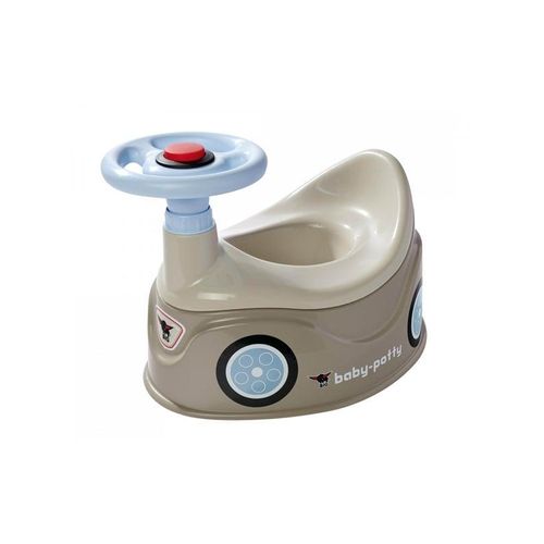 BIG Baby Potty Potty Pot with Gray Handlebar