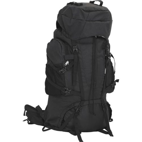 Wanderrucksack Schwarz 100 L Oxford-Gewebe
