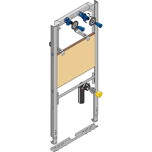 Huter Montageelement Ausgussbecken AP W-Arm., Massiv/Trocken/Vor-und Inwand