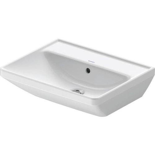 Duravit D-Neo Waschtisch 2366550060 55 x 44 cm, ohne Hahnloch, Überlauf, Hahnlochbank, weiß