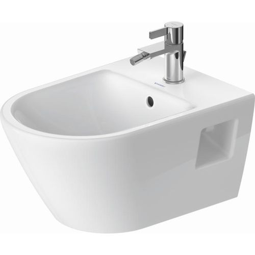 Duravit D-Neo Wand-Bidet 2295150000 37x54cm, mit Hahnloch, Überlauf, Hahnlochbank, weiß