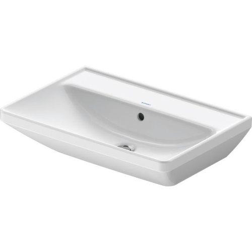 Duravit D-Neo Waschtisch 2366650060 65 x 44 cm, ohne Hahnloch, Überlauf, Hahnlochbank, weiß