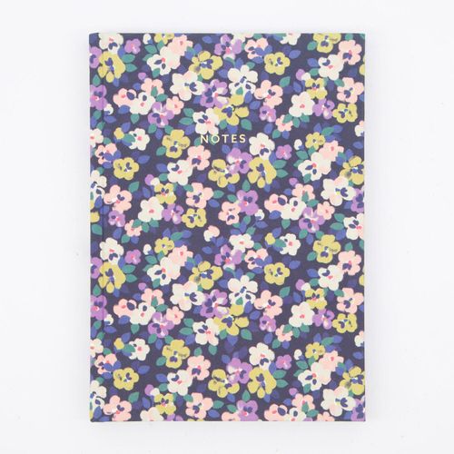 Mehrfarbiges liniertes Notizbuch A5