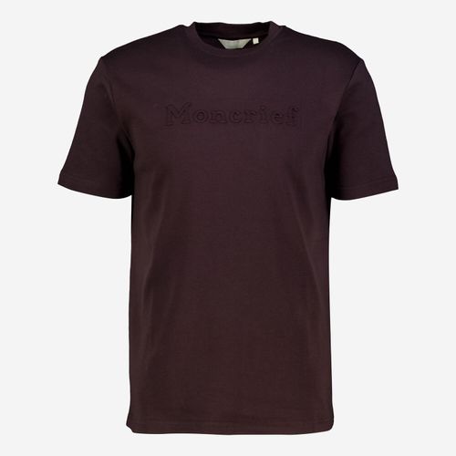 Braunes T-Shirt mit geprägtem Logo Image