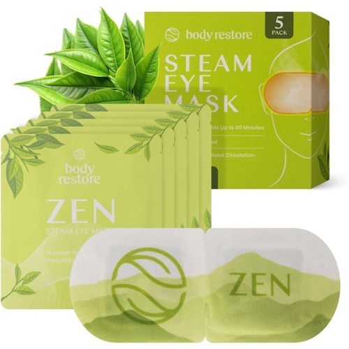 Body Restore Steam Eye Mask Green Tea oogmasker 5 st