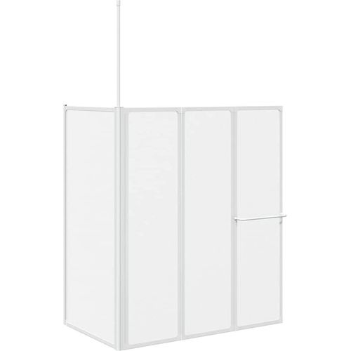 Badewannenbildschirm Matt 120 x 70 x 137 cm Aluminium