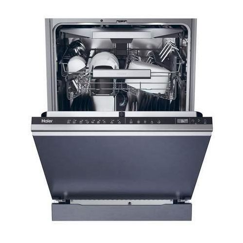 Haier XUT 6C3TB3B, Voll integriert, Standardgröße (60 cm), Weiß, Berührung, Korb, Standard