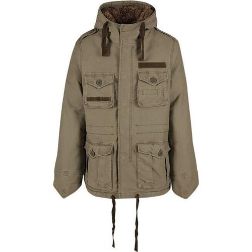 Brandit Winterjacke Herren Respite Jacket oliv Basics 100% Baumwolle S