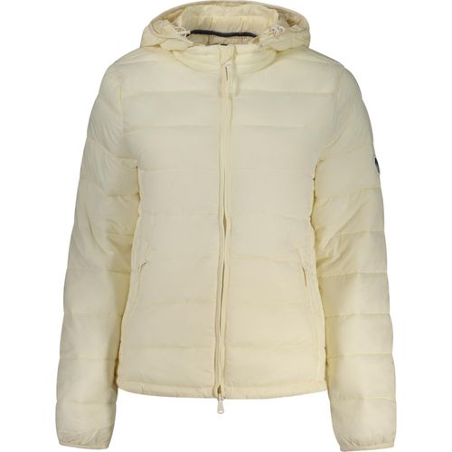 Damenjacke Weiß mit Kapuze: Wasserabweisend & Ozeanfreundlich