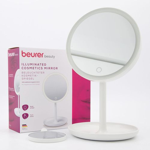 Weißer beleuchteter BS 45 Kosmetikspiegel