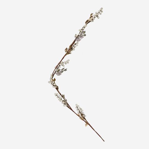 Weiße Weihnachtsgirlande 120cm