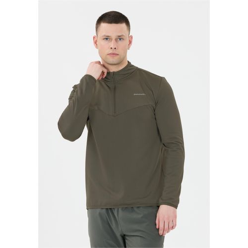 Langarmshirt ENDURANCE "LEDGER", Damen, Gr. XXL, dunkelgrün, 92% Polyester, 8% Elasthan, unifarben, lang, ohne Ausschnitt, Shirts Langarmshirt, mit sportlichen Funktionen