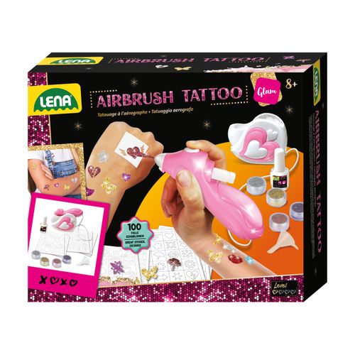 LENA Airbrush Tattoo Studio, Faltschachtel