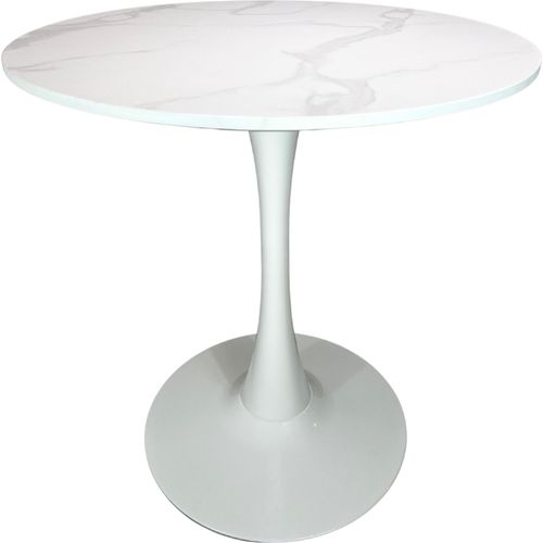 Runder Esstisch Beluga Ø70 - Marmordekor