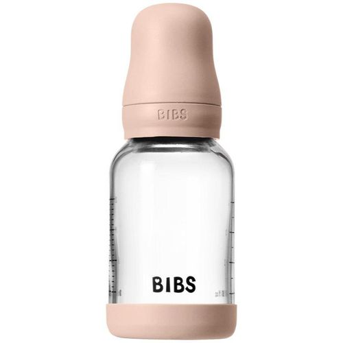 BIBS Baby Glass Bottle Round Latex oorbellen Blush 120 ml