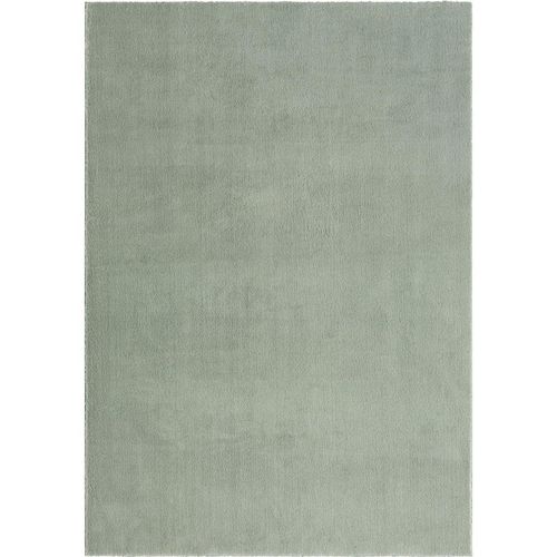 Fellteppich Loft, Grün, Textil, Uni, rechteckig, 160x220 cm, Bsci, für Fußbodenheizung geeignet, Teppiche & Böden, Teppiche, Fellteppiche