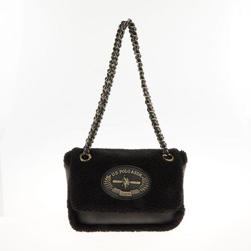 Schwarze Holly S. Handtasche aus Fellimitat