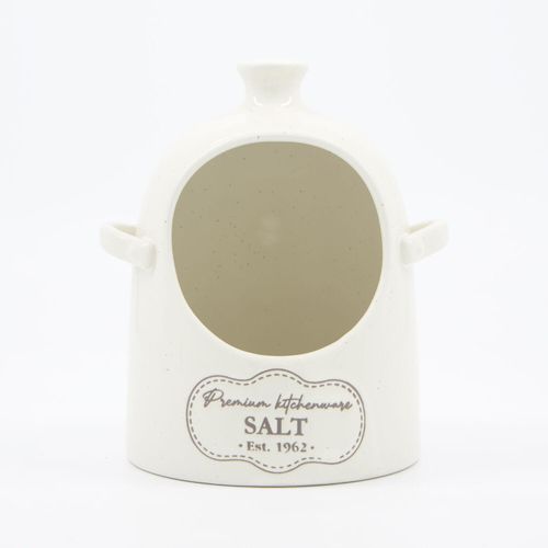 Cremefarbener Salzbehälter 16,5x12cm Image
