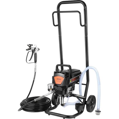Stand-Airless-Farbspritzgerät, 950 W, 3000 PSI, elektrisches Farbspritzgerät mit Wagen
