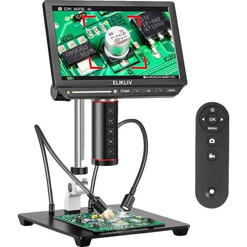 Digitalmikroskop, Autofokus, 4K UHD-Bildgebung, EM4K-AF