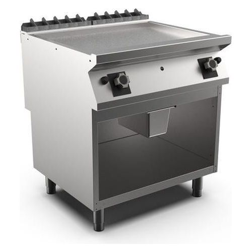 Mareno M1-700 Gas-Grillplatte mit glatter, matter Chromplatte, 80cm