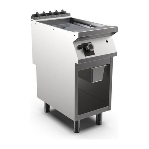 Mareno M1-700 Gas-Grillplatte mit glatter, matter Chromplatte, 40cm