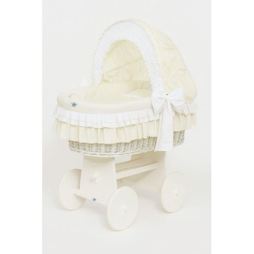 Babybett aus Korbgeflecht mit Kapuze – Kinderbett aus Korbgeflecht – Umweltfreundliches und anpassbares Design