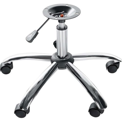 Ersatz-Bürostuhlgestell – Stuhlbein – höhenverstellbar | Farbe: Chrom