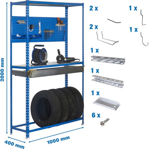 Metallarmband ohne Parasicherungen PACK SIMONRACING BOX PLUS 3/400 AZ/GA+ 9ACCS