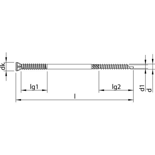 Heco TWIN UD 7, 5 x 300, Senkkopf, T-Drive, UKG, HP