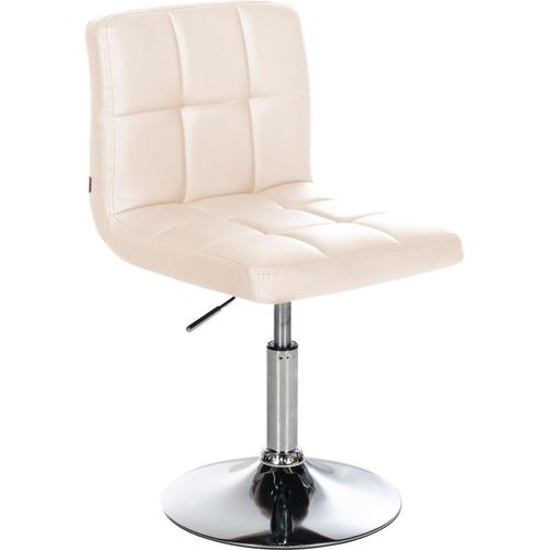 Luxur-Liege aus Kunstleder - Stuhl - Komfortables Design, wartungsfreundlich, 360 ° drehbar | Farbe: Creme