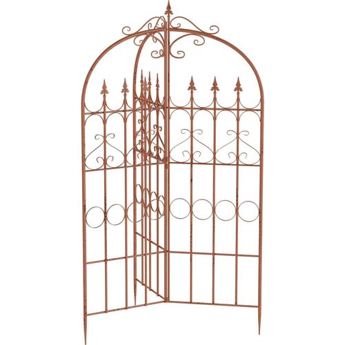 Klimrek, Trellis – Freistehendes Stichsystem – Romantischer Stil | Farbe: Braun