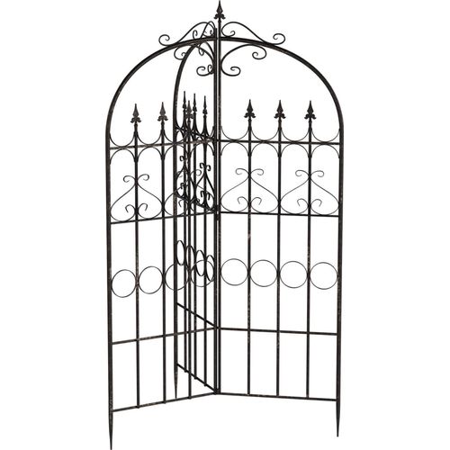 Klimrek, Trellis – Freistehendes Stichsystem – Romantischer Stil | Farbe: Bronze