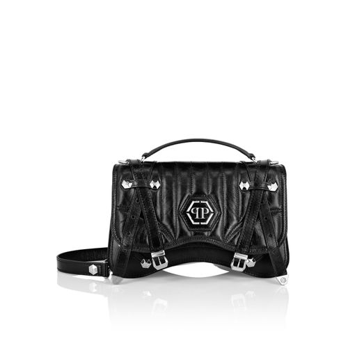 Handtasche PHILIPP PLEIN "Hexagon", Damen, 02, schwarz, Taschen Handtasche
