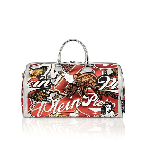 Reisetasche PHILIPP PLEIN "Medium Reisetasche", 13, rot, Taschen Reisetasche